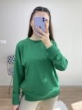 Yeşil Bisiklet Yaka Sweat