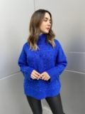 Mavi İncili Popkorn Kazak