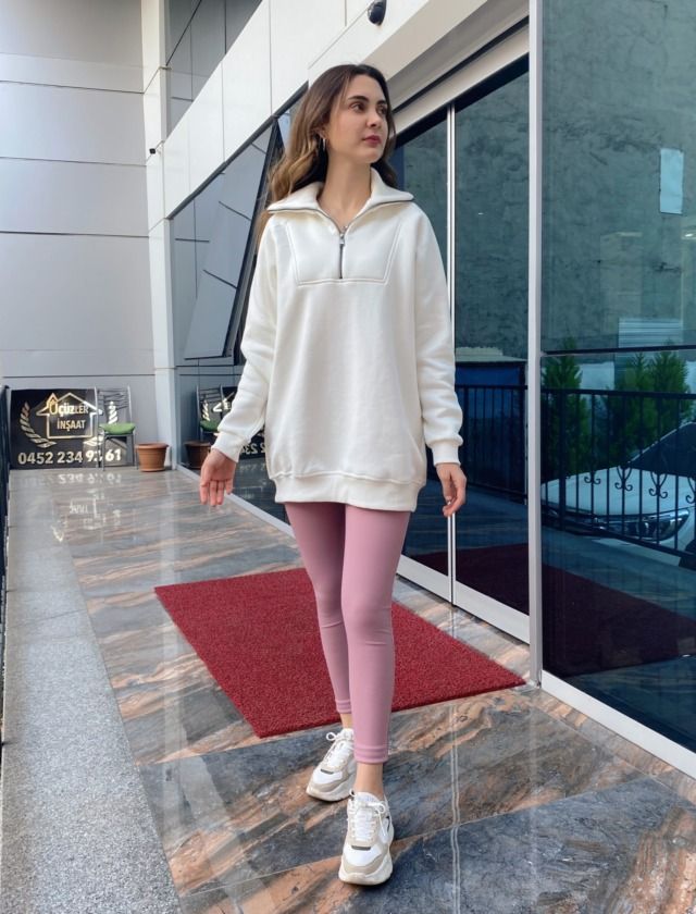 Pembe Kaşkorse Fitilli Tayt