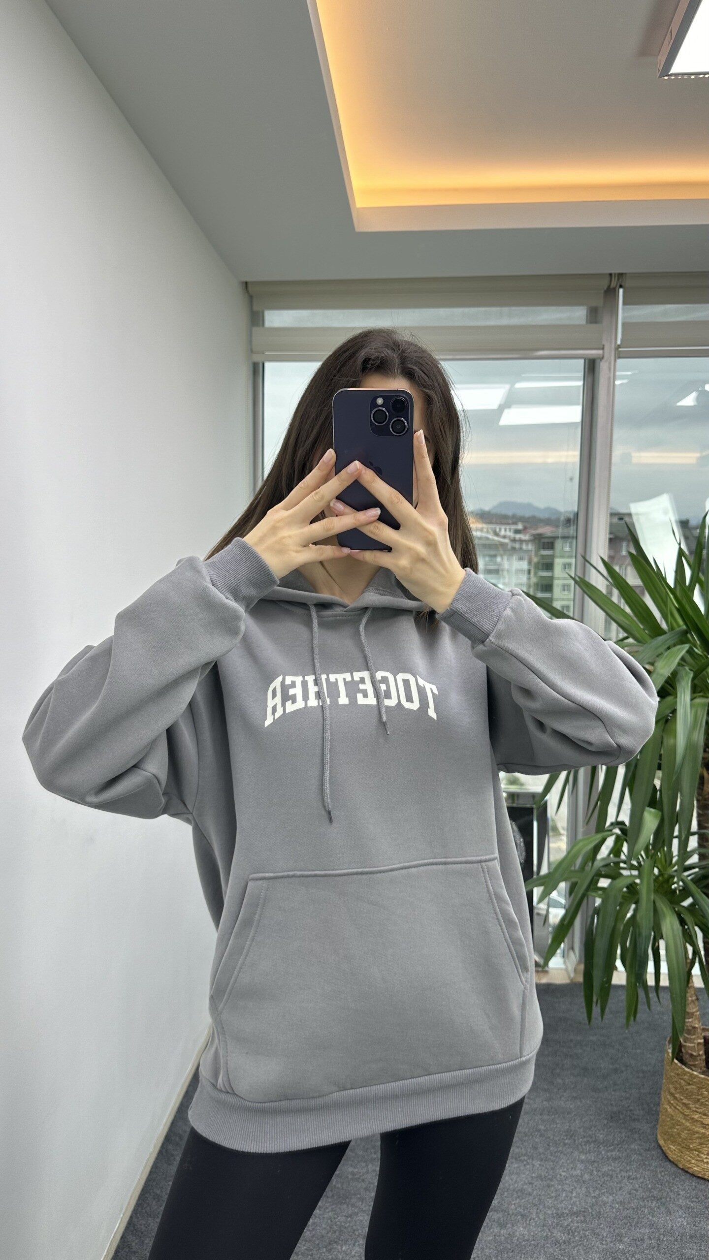 Gri TOGETHER Sweat - Görsel 3