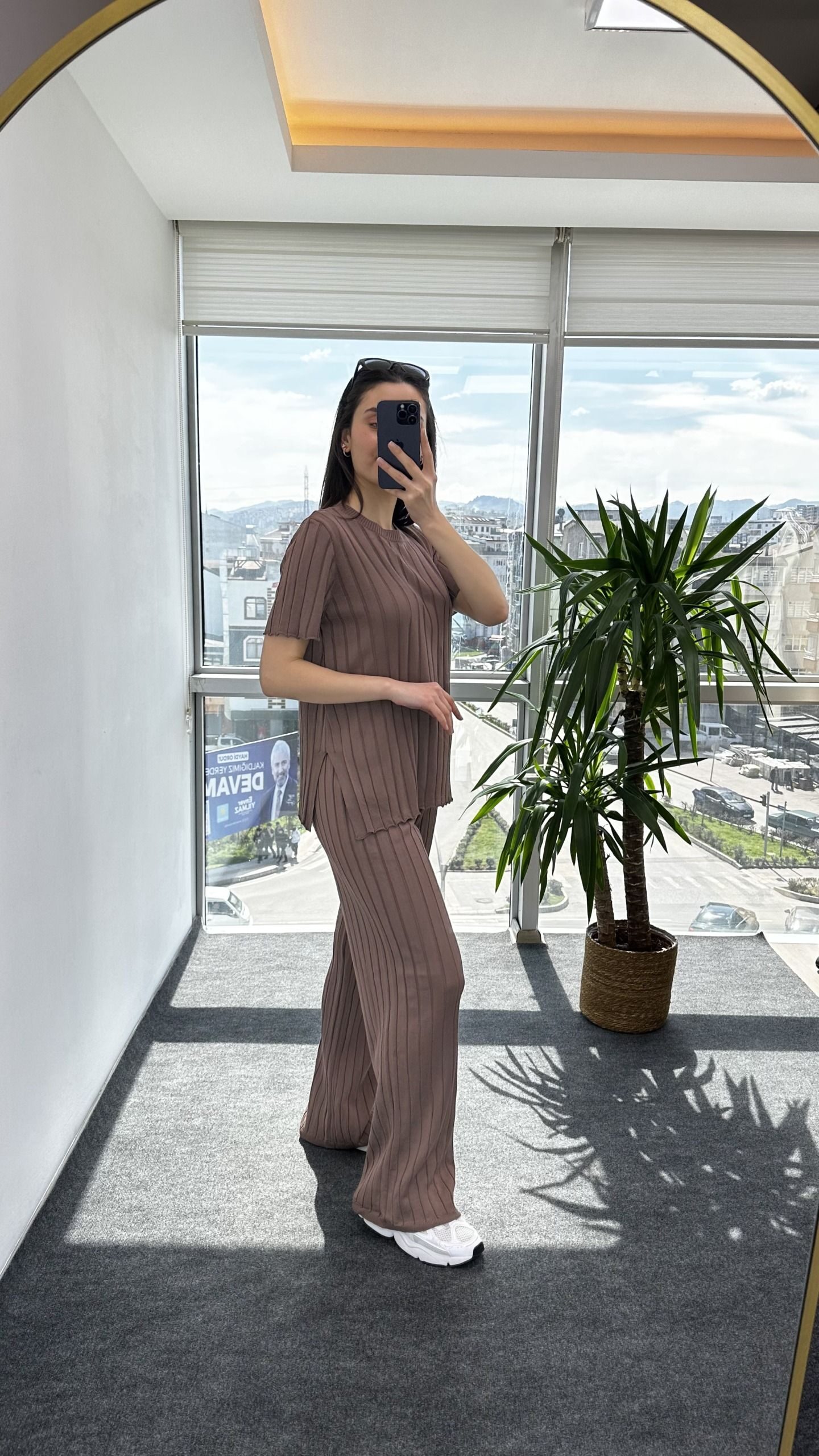 Kahve Premium Kalite Triko Takım - Görsel 2